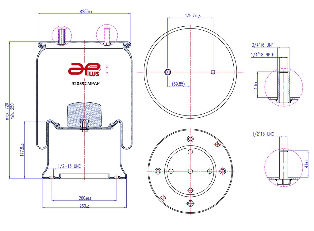 92059CMPAP Conjunto pulmon