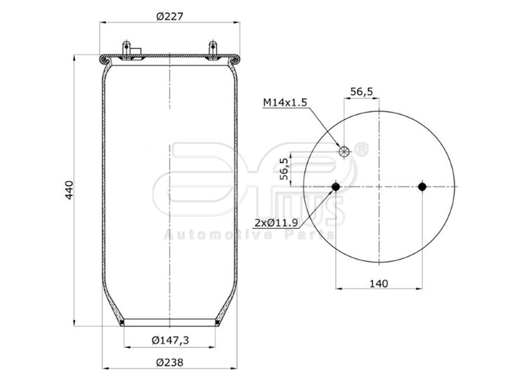 91229AP Kit pulmon