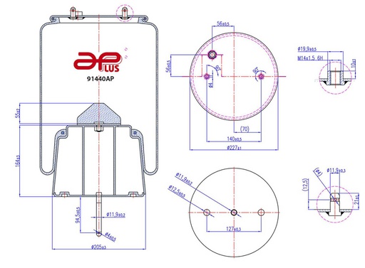 [91440AP] 91440AP Conjunto pulmon