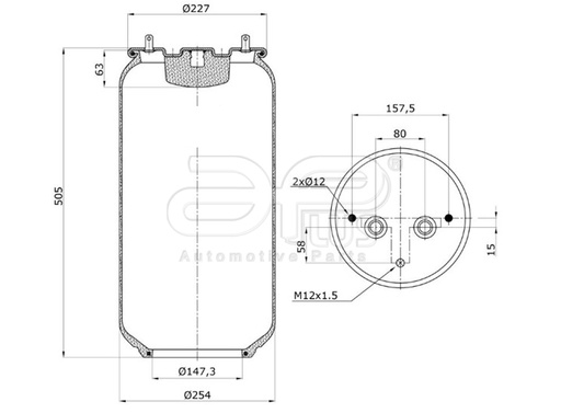 [91343AP] 91343AP Kit pulmon