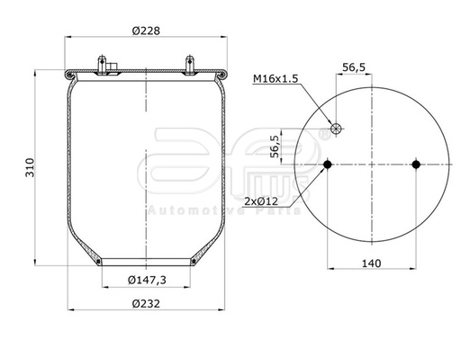 [91868AP] 91868AP Kit pulmon