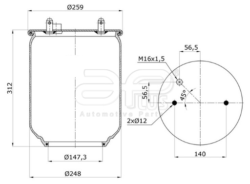 [91712AP] 91712AP Kit pulmon