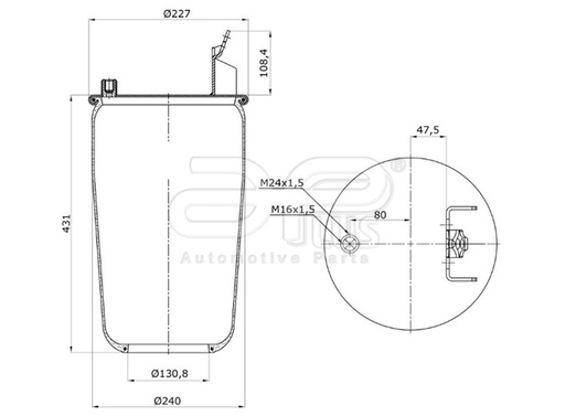 [91369AP] 91369AP Kit pulmon