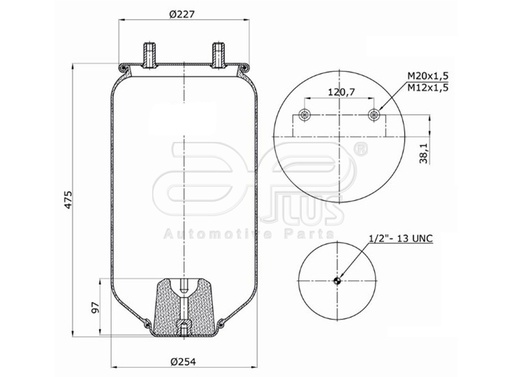 [91840AP] 91840AP Kit pulmon